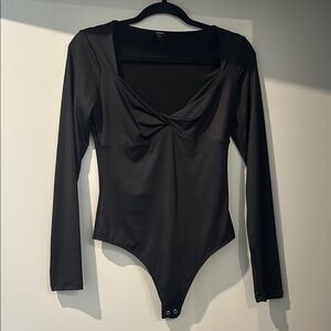 Express Black Body Contour Top